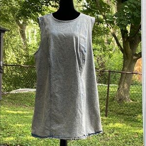 Sleeveless Denim Dress